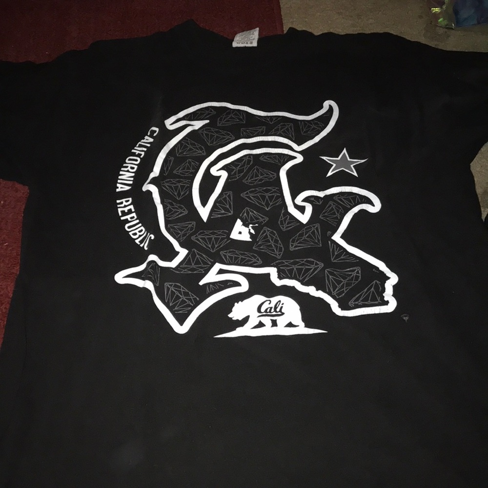 MENS California republic t shirt.